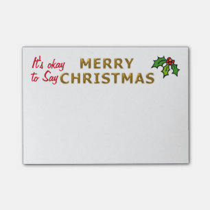 Post-it® Correct pour dire le Joyeux Noël