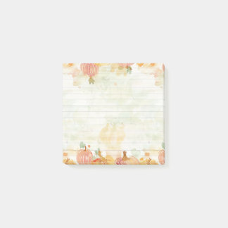 Post-it® Correctif Citrouille aquarelle