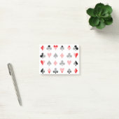 Post-it® Costume de carte de poker avec fond moyen (Bureau)