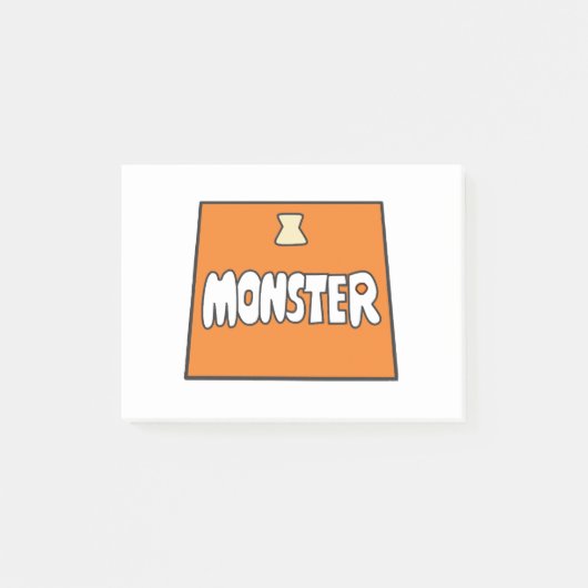 Post-it® Costume Pikamee, Monstre  (Devant)