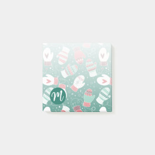 Post-it® Cosy hiver Noël Mittens Motif en vert