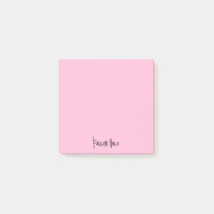 Post-it® Cotton Candy Professional Minimaliste noir Script