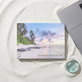 Post-it® Coucher de soleil côtier de l'île tropicale