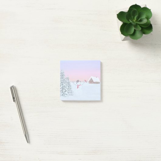 Post-it® coucher de soleil hivernal (Bureau)