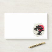 Post-it® Coucher de soleil japonais Bonsai Art (Sur un bureau)