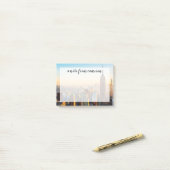 Post-it® Coucher de soleil sur New York (Sur un bureau)
