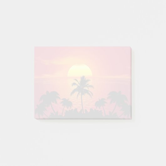 Post-it® Coucher de soleil tropical (Devant)