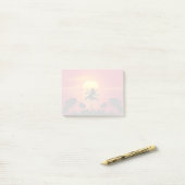 Post-it® Coucher de soleil tropical (Sur un bureau)