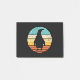 Post-it® Coucher de soleil Vintage rétro Penguin