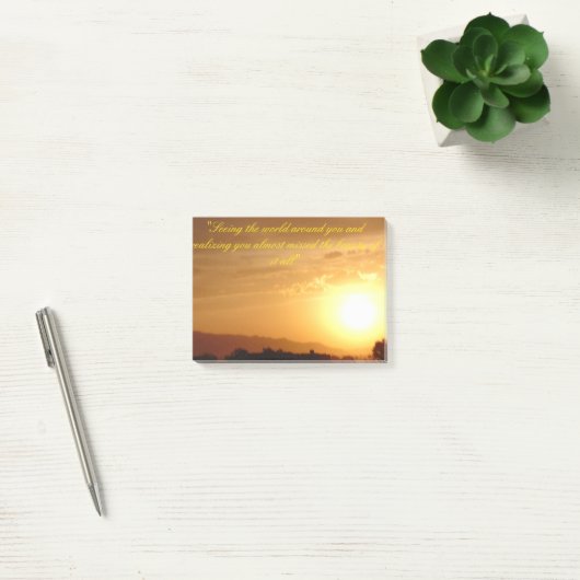 Post-it® Coucher du soleil (Bureau)