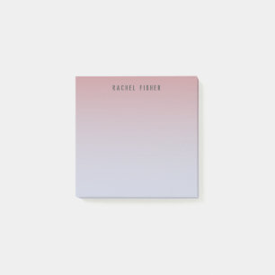 Post-it® Coucher du soleil mauve et bleu-clair Ombre