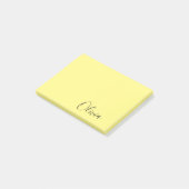 Post-it® Couleur Arrière - plan de prélèvement de nom perso (Incliné)