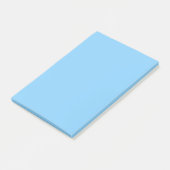 Post-it® Couleur bleu ciel clair en gras (Incliné)