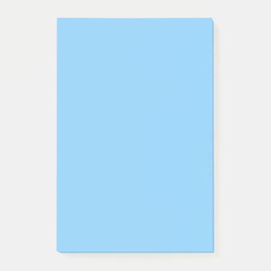 Post-it® Couleur bleu ciel clair en gras (Devant)