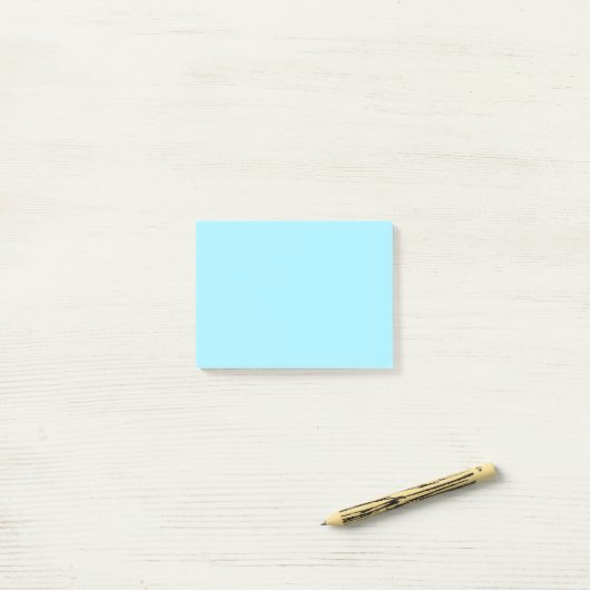 Post-it® Couleur bleu néon (Sur un bureau)