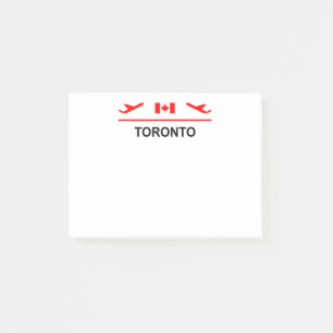 Post-it® Couleur claire de l'avion de l'aéroport de Toronto