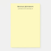 Post-it® Couleur crème créative classique tendance (Devant)