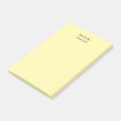 Post-it® Couleur crème Professionnel Classique Unique Votre (Incliné)