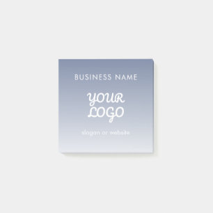Post-it® Couleur de dégradé modifiable de votre logo