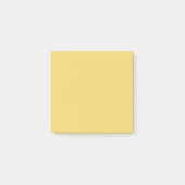 Post-it® Couleur de tendance - Jaune doux uni (Devant)