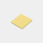 Post-it® Couleur de tendance - Jaune doux uni (Incliné)