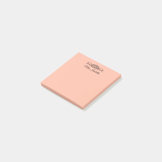 Post-it® Couleur de tendance - Peach Soft Solid (Incliné)