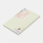 Post-it® Couleur d'eau mignonne arrière - plan vert sage (Incliné)