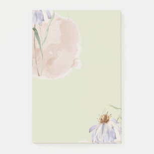 Post-it® Couleur d'eau mignonne arrière - plan vert sage