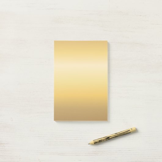 Post-it® Couleur d'or doux Flux Versatile Abstrait (Sur un bureau)