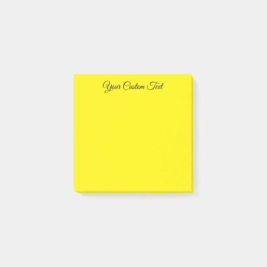 Post-it® Couleur du Modèle de texte personnalisé (Devant)