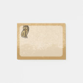 Post-it® Couleur du symbole du hibou (Devant)