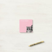 Post-it® Couleur et nom faits sur commande de vaurien de (Sur un bureau)