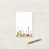 Post-it® COULEUR FUNNY SPLASH II + votre backgr. & idées (Sur un bureau)