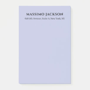 Post-it® Couleur lilas professionnelle moderne minimaliste 
