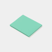 Post-it® couleur moyenne aquamarine (Incliné)