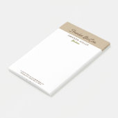 Post-it® Couleur naturelle texture de ligne classique (Incliné)