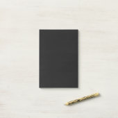 Post-it® Couleur Noir Onyx Professionnel | Élégance Classiq (Sur un bureau)