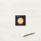 Post-it® Couleur noire (Sur un bureau)