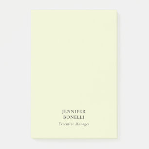 Post-it® Couleur pastel minimaliste moderne tendance propre