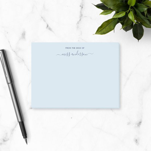 Post-it® Couleur Personnalisée Du Bureau De L'Enseignant Br