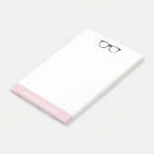 Post-it® COULEUR PERSONNALISÉE Lunettes noires Nerdy Person (Incliné)