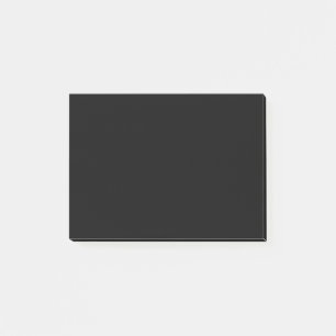 Post-it® Couleur simple noire solide