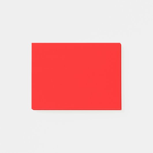 Post-it® Couleur simple rouge uni (Devant)