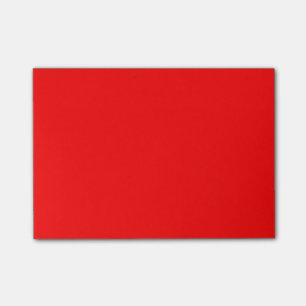 Post-it® Couleur simple rouge uni