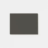 Post-it® Couleur solide au chocolat noir (Devant)