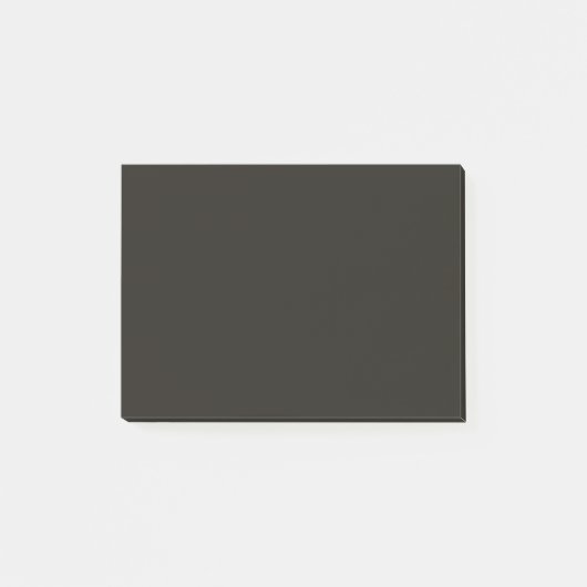 Post-it® Couleur solide au chocolat noir (Devant)