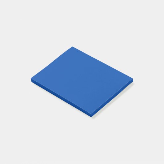 Post-it® Couleur solide bleu Cobalt (Incliné)