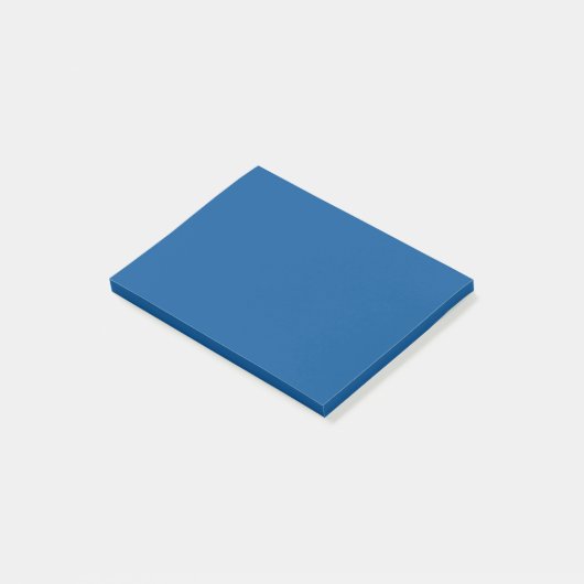 Post-it® Couleur solide bleu électrique moyen (Incliné)