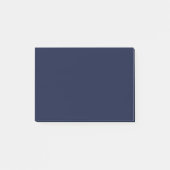 Post-it® Couleur solide bleu marine de minuit (Devant)