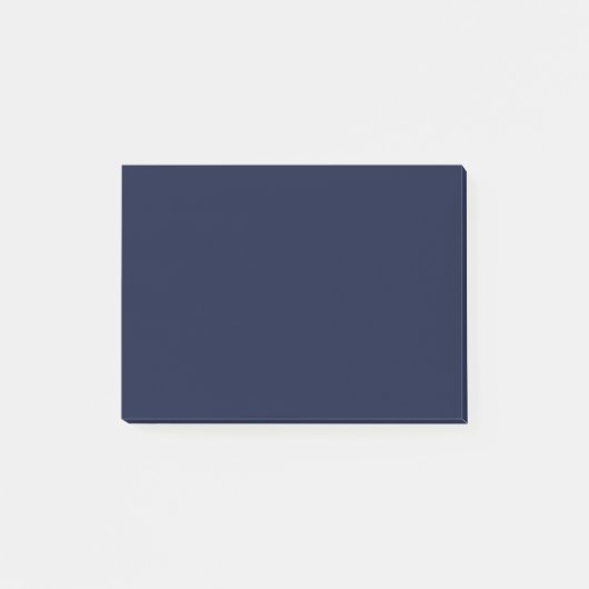 Post-it® Couleur solide bleu marine de minuit (Devant)